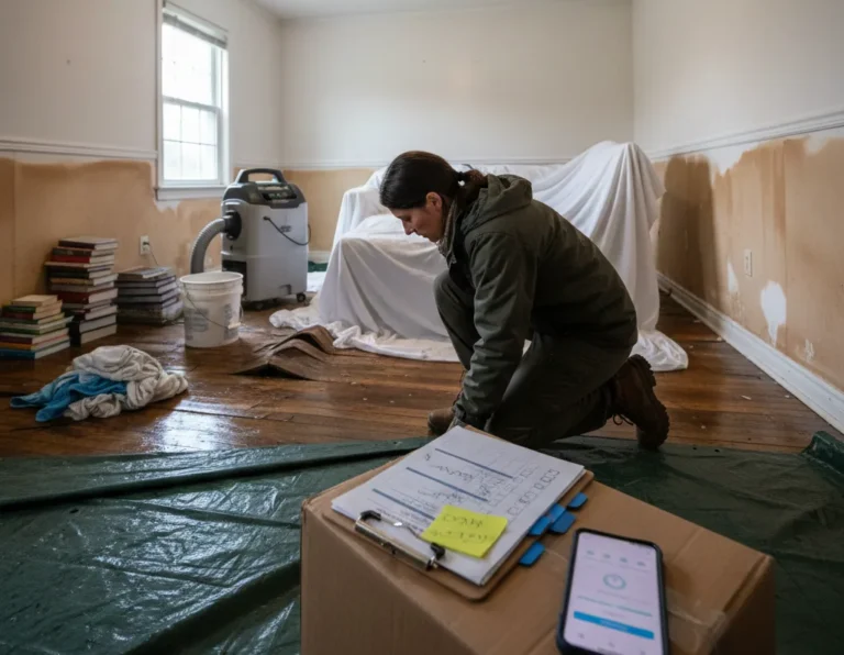 Water Damage Restoration Checklist