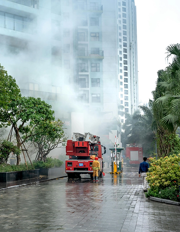 property needs professional fire damage restoration