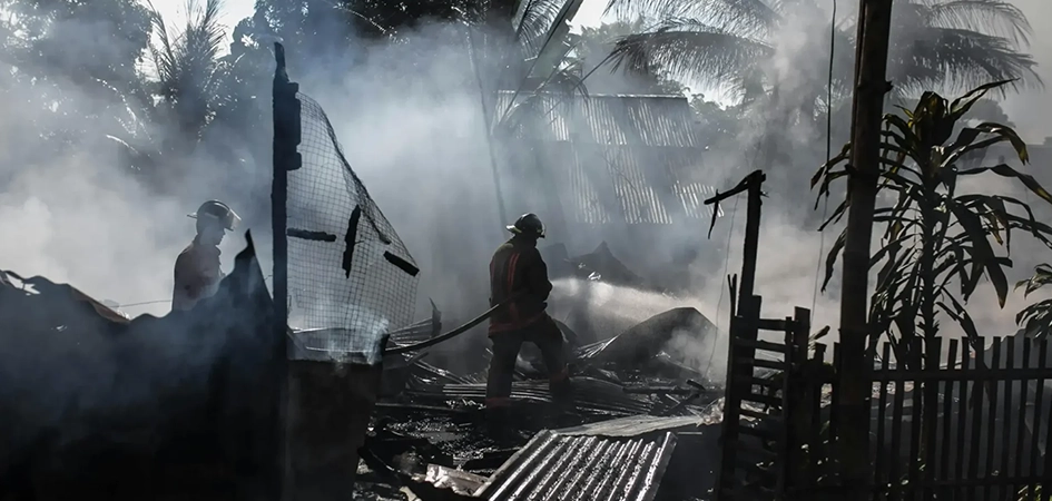 smoke smell last after a house fire