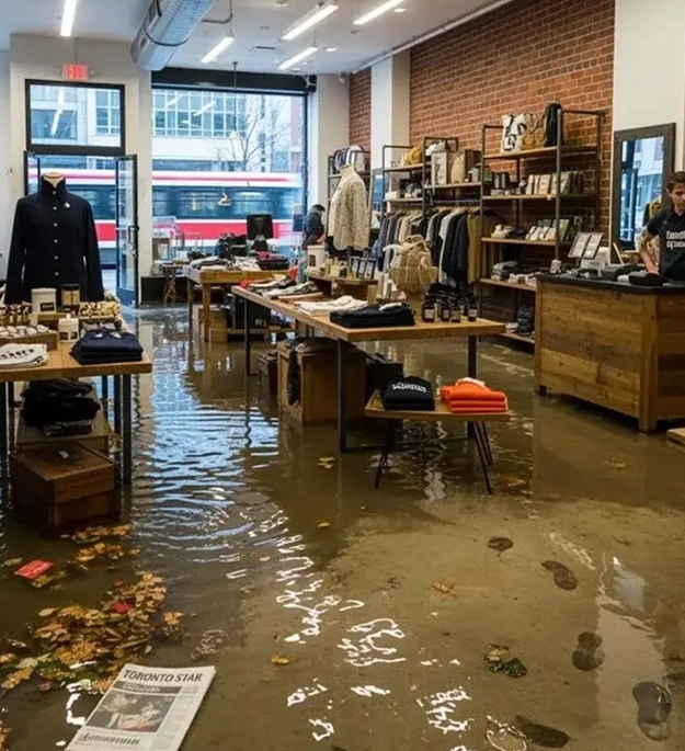 commercial flood damage restoration