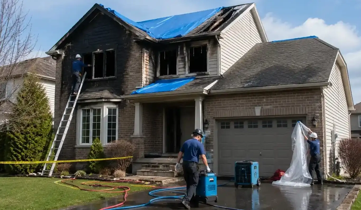 fire damage restoration in waterdown