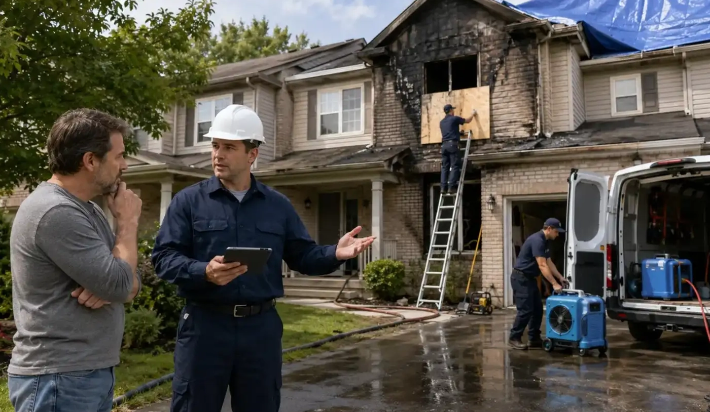 fire damage restoration vaughan