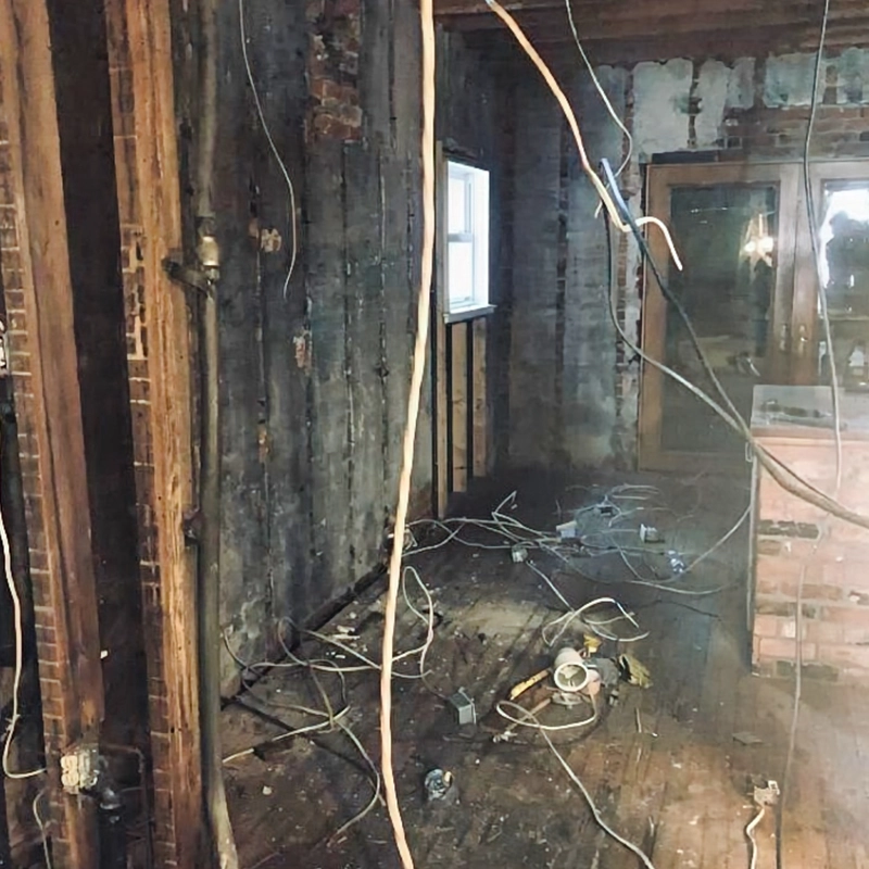 fire-damaged belongings to determine