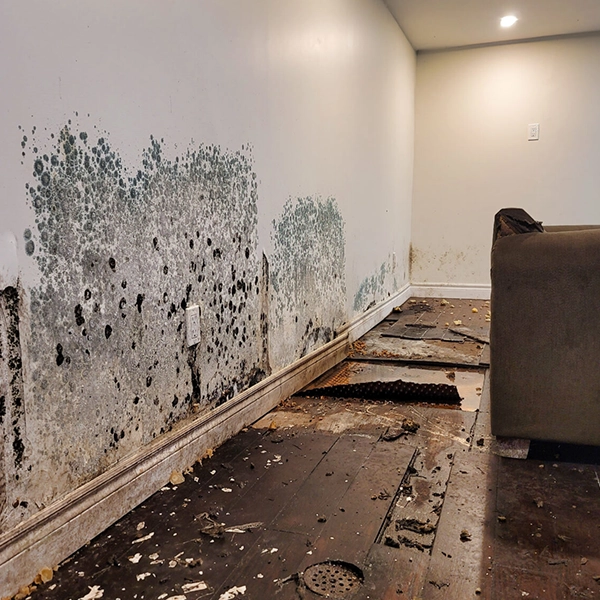 mould risk control and material removal