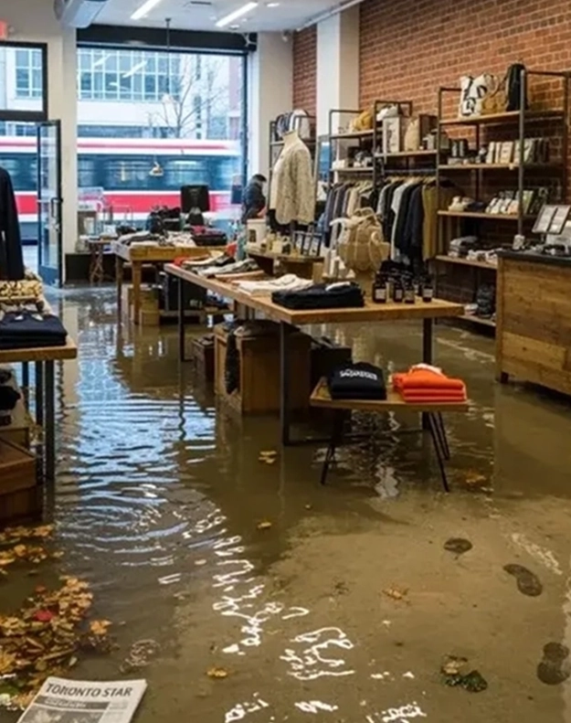 rapid flood response for milton homes