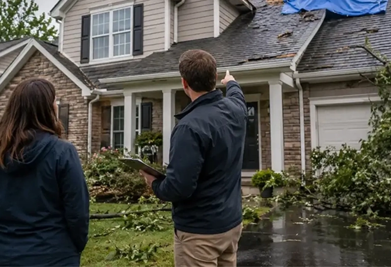 wind and storm damage cleanup